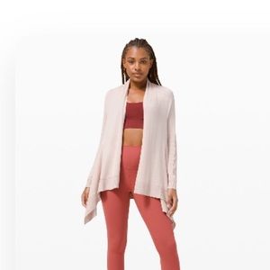 Lululemon Cashlu Knit Wrap Sweater - Ballet Pink
